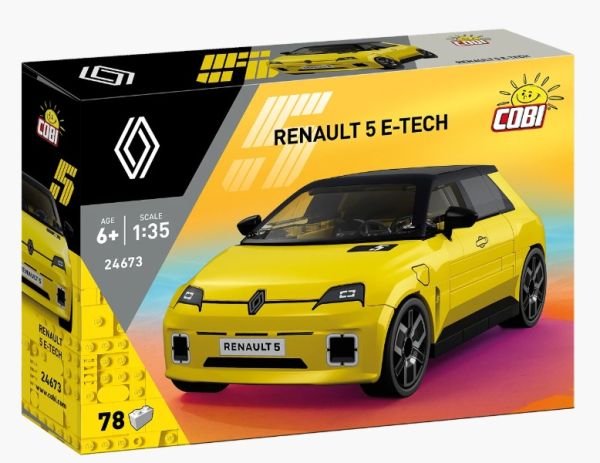 COB24673 - RENAULT 5 E-Tech (yellow) - 78 pieces - 1