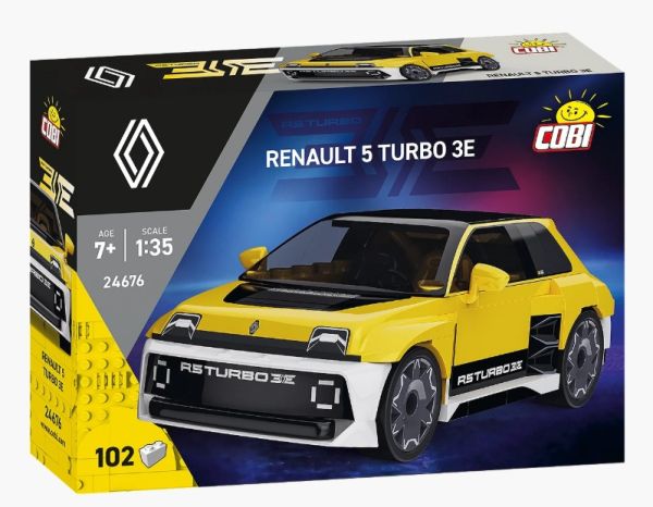 COB24676 - RENAULT 5 Turbo 3E (yellow) - 102 pieces - 1
