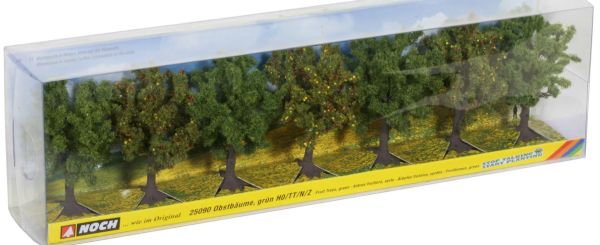 NOC25090 - 7 Green Fruit Trees 8cm - 1