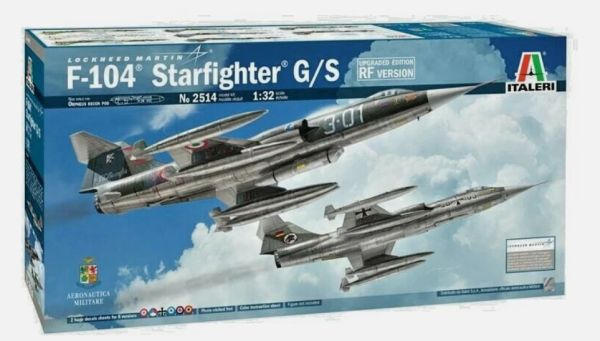 ITA2514 - LOCKHEED Martin F-104 Starfighter G/S Military Aircraft to assemble and paint - 1