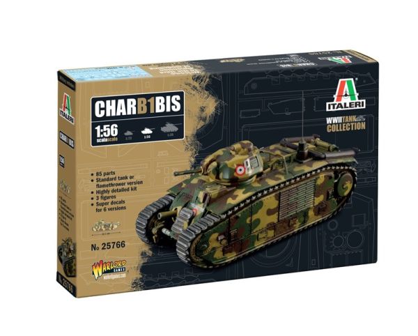 ITA25766 - B1 bis tank to assemble and paint - 1