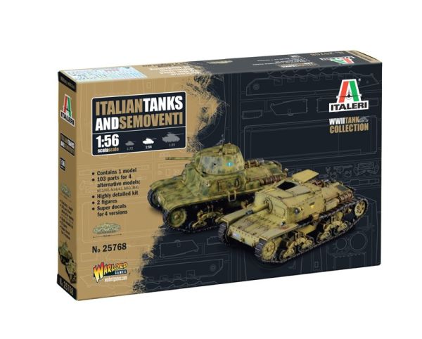 ITA25768 - Italian tanks and self-propelled guns to assemble and paint - 1