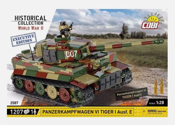 COB2587 - PANZERKAMPFWAGEN VI Tiger I Ausf.E Tank - 1207 Pieces - 1