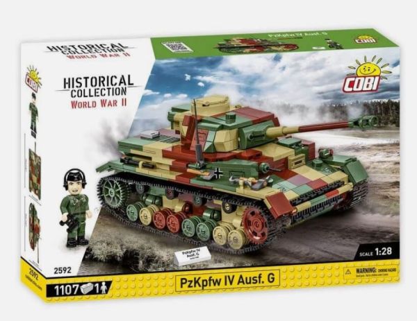 COB2592 - PZKPFW IV AUSF.G Tank - 1107 Pieces - 1