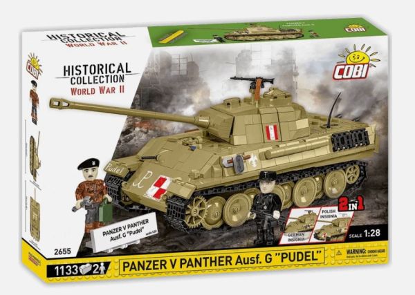 COB2655 - PANZER V Panther Ausf.G Tank - Pudel 2in1 - 1133 Pieces - 1
