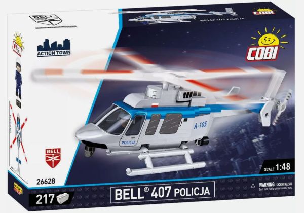 COB26628 - BELL 407 Helicopter - Police - 217 Parts - 1