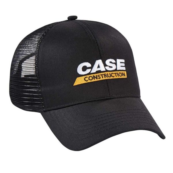 266586 - CASE Black Cap with Mesh Back Construction - 1
