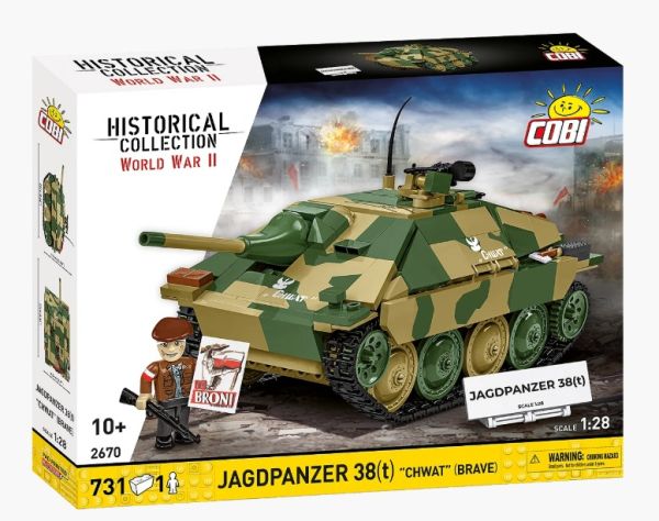 COB2670 - JAGDPANZER 38t / Chwat - 731 pieces - 1