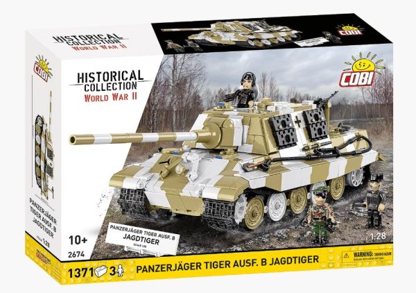 COB2674 - PANZERJÄGER Tiger Ausf.B Jagdtiger - 1371 pieces - 1
