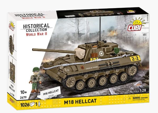 COB2679 - M18 Hellcat Tank - 1026 pieces - 1