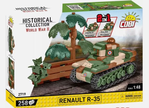 COB2719 - RENAULT R-35 Tank - 258 Parts Parts - 1