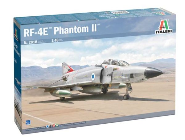 ITA2818 - McDONNELL Douglas RF-4E Phantom II fighter aircraft to assemble and paint - 1