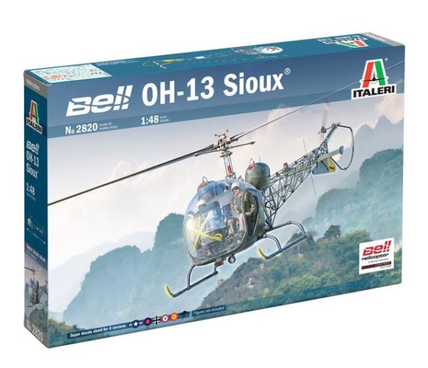 ITA2820 - BELL OH-13 Sioux helicopter to assemble and paint - 1