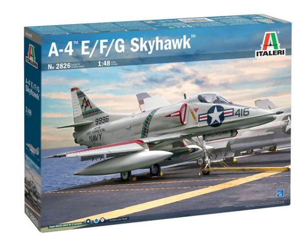 ITA2826 - A-4 E/F/G Skyhawk fighter aircraft to assemble and paint - 1