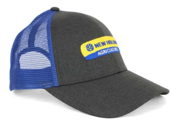 288278 - Grey NEW HOLLAND cap with blue mesh back - 1