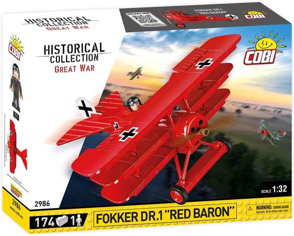 COB2986 - Military plane FOKKER Dr. 1 RED BARON - 174 pcs - 1
