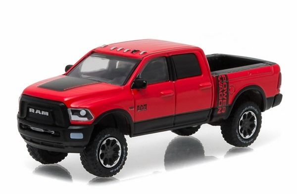 GREEN29873 - 2017 Dodge Ram 2500 Power Wagon, red and black, still in its original packaging. - 1