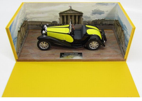 PANTHEON001 - BUGATTI Type 55 convertible black and yellow 1932 - 1