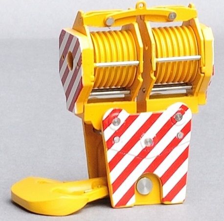 YCC208-2 - Hook 380 Tons 14 Pulleys Yellow, Red and White - 1