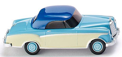 WIK014421 - MERCEDES 220 Coupé Blue/White - 1