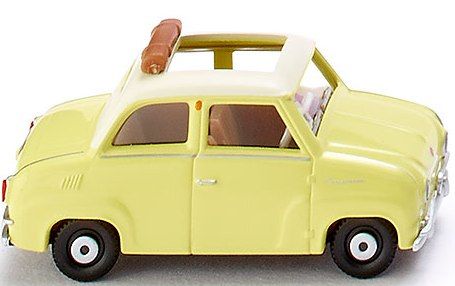 WIK018448 - GLAS Goggomobil with folding roof Yellow - 1