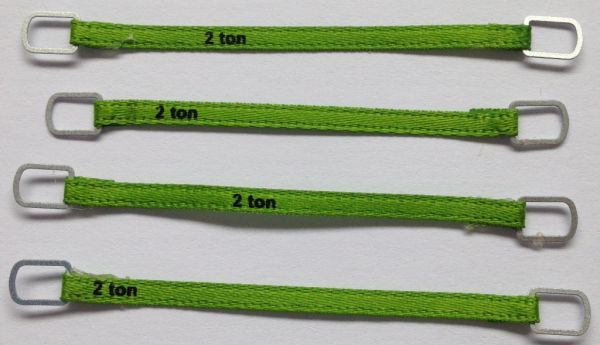 YCC332-1 - Set of 4 lifting straps 2 Tons of 4cm 