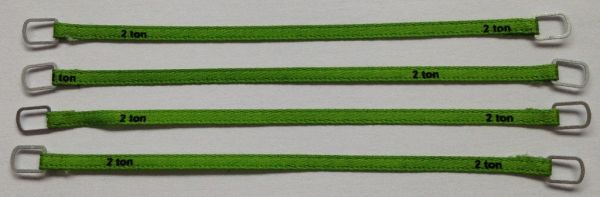YCC332-3 - Set of 4 lifting straps 2 Tons of 8cm 