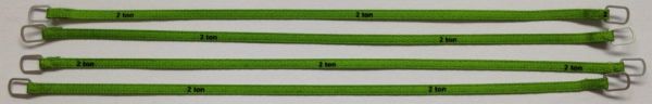 YCC332-6 - Set of 4 lifting straps 2 Tons of 14cm 
