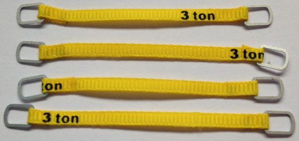 YCC333-1 - Set of 4 lifting straps 3 Tons of 6cm 