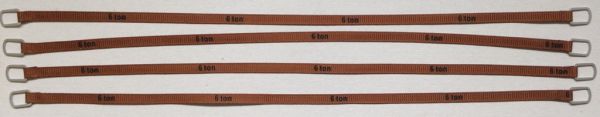 YCC336-6 - Set of 4 lifting straps 6 Tons of 28cm 