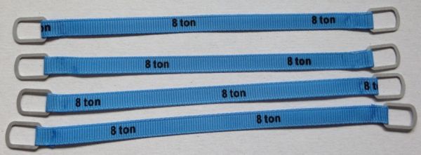 YCC337-2 - Set of 4 lifting straps 8 Tons of 14cm 