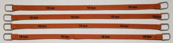 YCC338-4 - Set of 4 lifting straps 10 Tons of 22cm 
