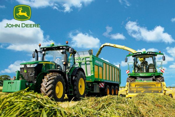 PUZ56044 - Puzzle 100 grass silage pieces JOHN DEERE 36x24cm - 1