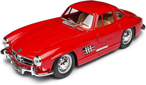 BUR22023RE - MERCEDES 300 SL 1954 Red - 1