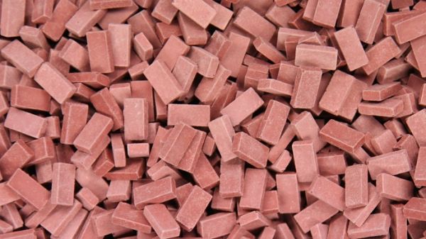 JUW23030 - Lot of 2000 miniature red bricks dimensions of a brick length 8 mm x depth 4 mm x height 1 mm - 1