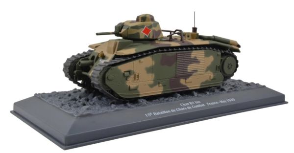 MCITY23183 - Tank RENAULT B-1 BIS INDOCHINE 3rd Company FRANCE 1940 - 1