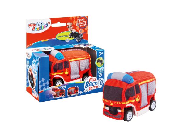 REV23199 - Friction Plush Fire Truck - 1