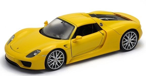 WEL24055WEL - PORSCHE 918 Spyder Hard Top 2015 yellow - 1