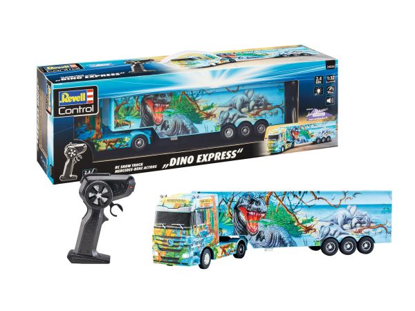 REV24534 - MERCEDES Actros 4x2 with 3 axles remote controlled trailer DINO EXPRESS - 1