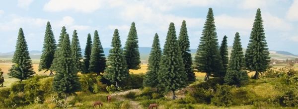 NOC24642 - 6 Christmas trees 14 to 18 cm - 1