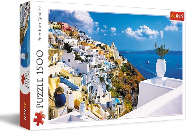 TRF26119 - Puzzle 1500 Pieces Santorini Greece - 1