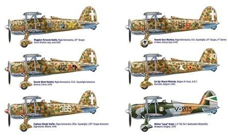 ITA2702 - CR.42 Falco Aces plane to assemble and paint - 1
