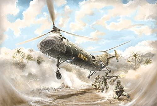 ITA2733 - H-21 Shawnee Flying Banana helicopter to assemble and paint - 1