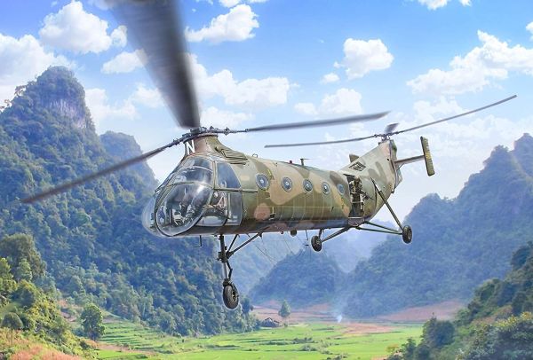 ITA2776 - H-34A Pirate helicopter to assemble and paint - 1