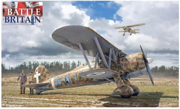 ITA2801 - FIAT CR 42 Falco plane to assemble and paint - 1