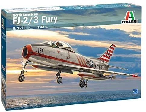 ITA2811 - North American FJ-2/3 Fury plane to assemble and paint - 1