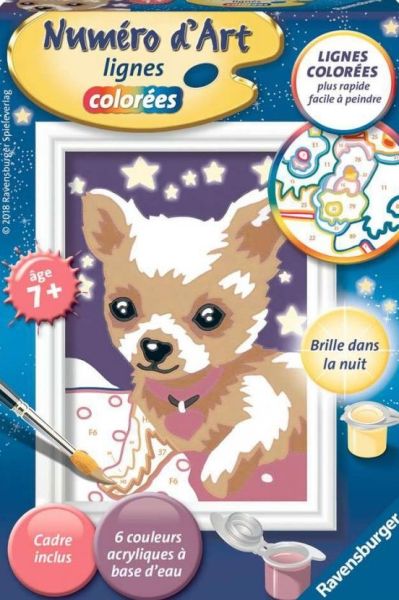 RAV29616 - Art number - Little shining dog - 8.5 x 13 cm - 1