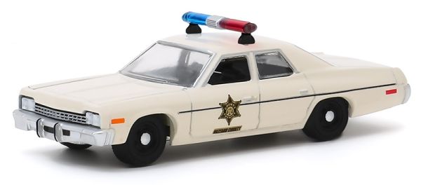 GREEN30140 - Hazzard County Sheriff's 1975 DODGE Monaco in blister pack - 1