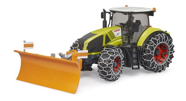 BRU3018 - CLAAS Axion 950 with snow blade and chains - 1