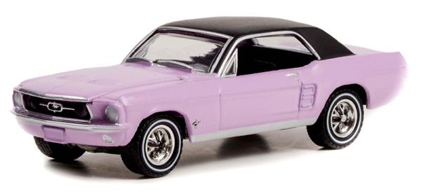 GREEN30352 - FORD Mustang coupé pink 1967 from the series SHE COUNTRY Special under blister - 1